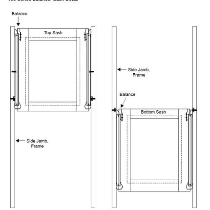 341 Hurd Monument Custodial Sash Take Out Clip & Fasteners Kit - Single and Double Hung Windows