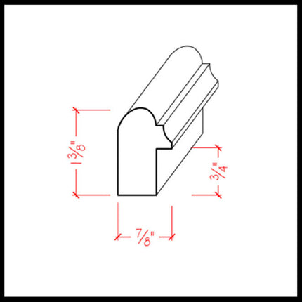 EWCB13 Casing Back Band Trim Moulding