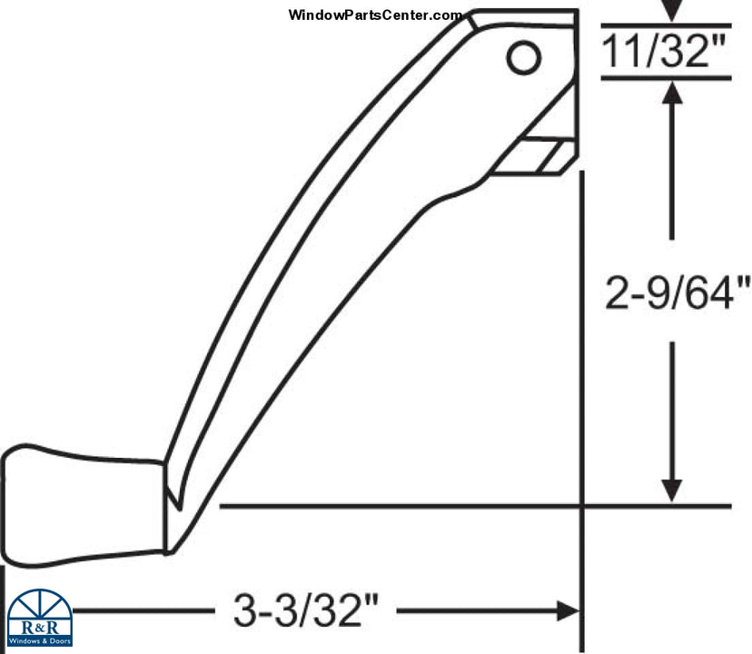 131 Amesbury Truth Folding Handle for Casement and Awning Operator – R ...