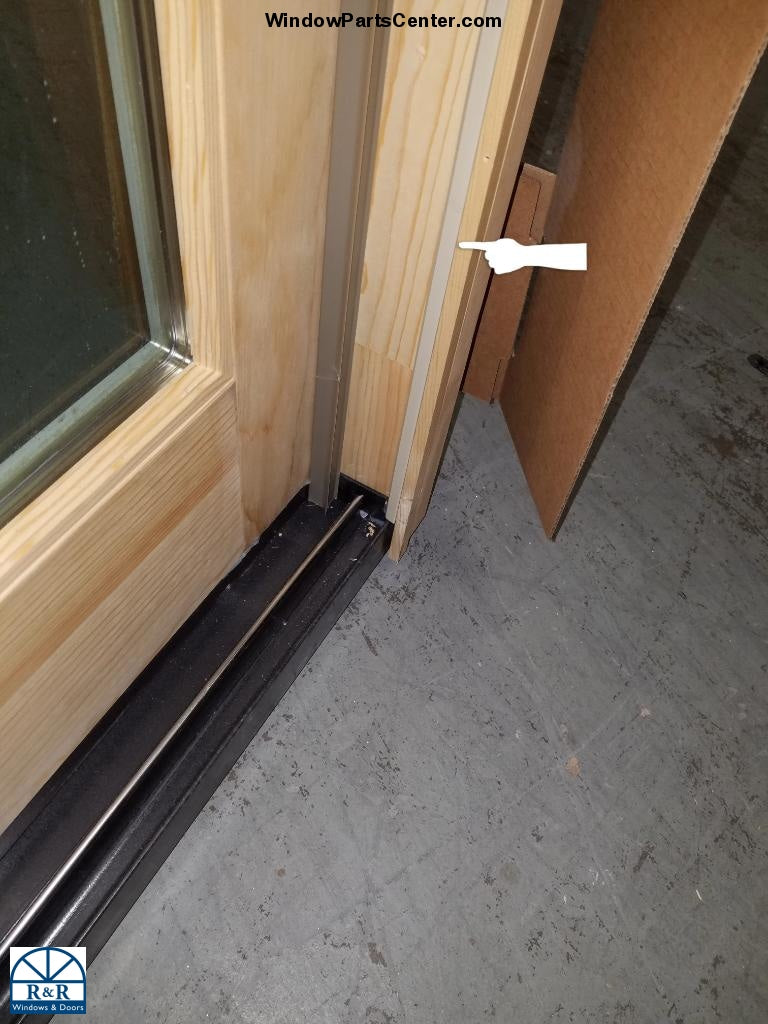513 - Vinyl Side Stop Weather Strip for sliding patio doors