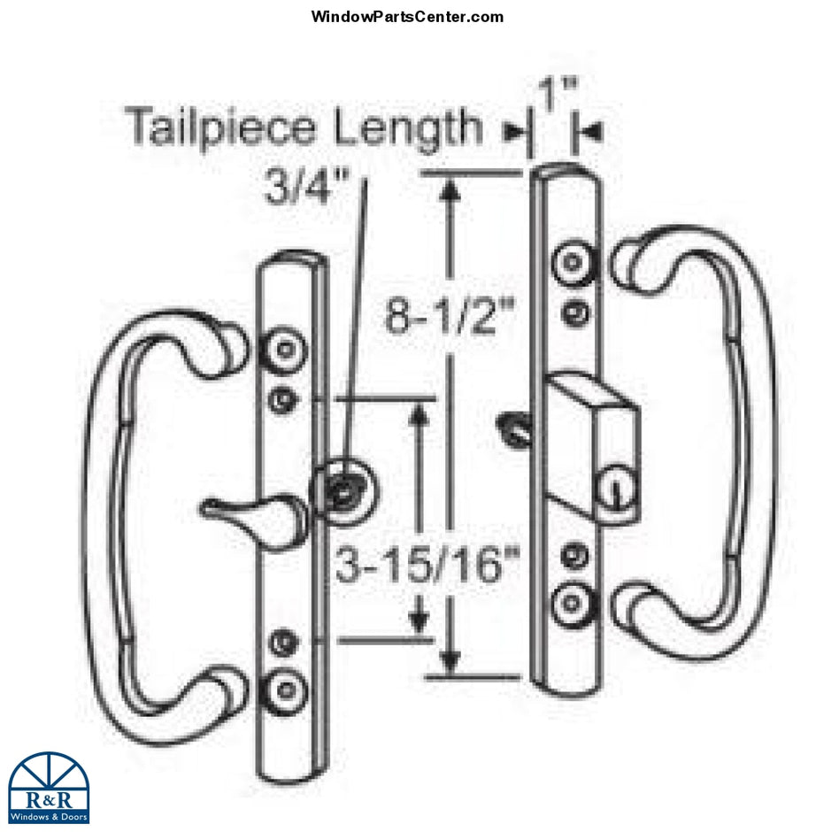 S3006 C Elite Center Latch Handle Set By Sash Controls – R&R Windows ...