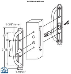 S3010 -Truth - Amesbury Olympus Handles Offset Latch Handle Set For Sl ...