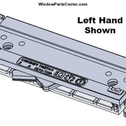 SP20000 Amesbury Truth Casement Window UTO Lock Assembly.  Patent Pending 4507-0134 B,. LEft hand part number HCU12449XXB0,